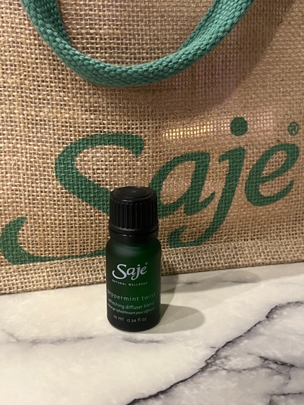 Saje Peppermint Twist Diffuser Blend 10ml BRAND NEW! Gwp